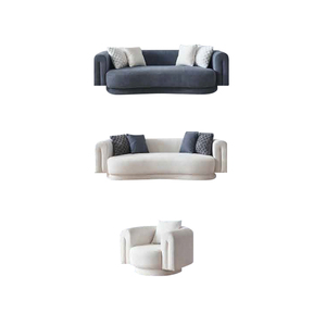 ชุดเก้าอี้เลานจ์ผ้าสไตล์ร่วมสมัยสไตล์มินิมอลสไตล์โมเดิร์นสำหรับบ้านอพาร์ทเมนต์สำนักงานมีโซฟาสำหรับห้องนั่งเล่น - Product Image 1