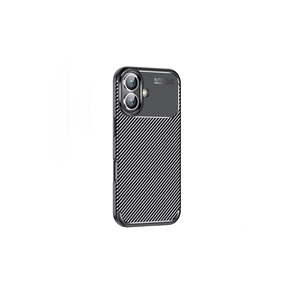Étui en silicone liquide mat de qualité supérieure pour iPhone 16 Plus A53 MSRA Noir, coque arrière protectrice au toucher doux en TPU souple - Product Image 4