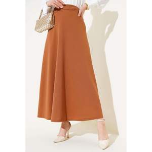 <b>Flared</b> Model <b>Skirt</b> Tan - Product Image 1