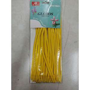 ลูกโป่งสีเหลืองขนาด1.8กรัม28ซม. 30ชิ้นลูกโป่งยาวลายมาการองลูกโป่งสีเหลืองสำหรับตกแต่งงานปาร์ตี้วันเกิด