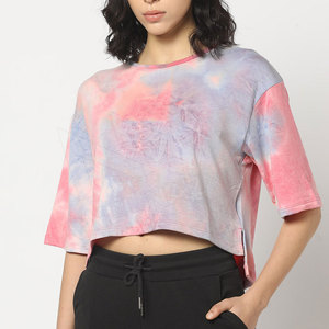 Top corto de algodón hecho en fábrica de la mejor calidad, ropa informal con características transpirables, respetuoso con el medio ambiente - Product Image 2