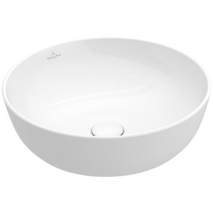 Lavabo Redondo de Cerámica Moderno para Encimera V&B ARTIS, D=430mm, Blanco, Sin Desagüe, VILLEROY & BOCH - Product Image 1