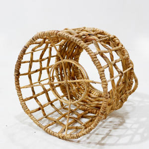 Cesta de pared de mimbre hecha a mano de Artex Dong Thap, almacenamiento decorativo para organización del hogar y decoración de interiores de oficina - Product Image 3