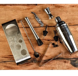 ชุดกรองค็อกเทลหลังบ้านช้อนผสมชุดบาร์เทนเดอร์ชิ้นอุปกรณ์วัดทำจากสเตนเลสใช้ในครัว - Product Image 4