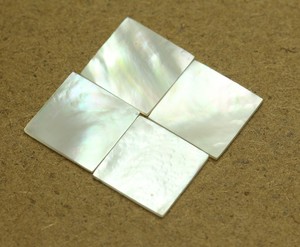 Bán buôn 6-40mm đôi phẳng Tấm vỏ hình vuông mẹ của Ngọc Trai Trắng Đối với trang sức làm - Product Image 4