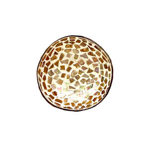 Laca de coco Seashell Bowls Vietnam Vajilla decorativa hecha a mano Mejor precio Venta al por mayor Exportación Embalaje de cartón - Product Image 2