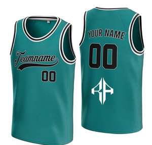 Camisetas de baloncesto sublimación OEM para hombre, 100% poliéster, logotipo personalizado de alta calidad de ATLANTIC para deportes de verano - Product Image 1