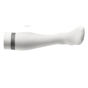 Hot Selling Classic White Silver <b>Striped</b> Athletic Sports <b>socks</b> - Product Image 5