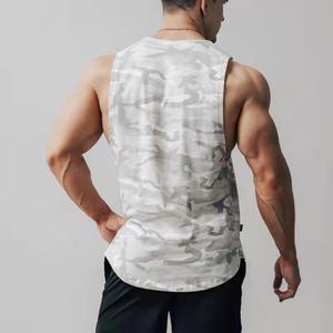 Débardeurs pour hommes en vrac respirant sans manches musculation col rond débardeur de sport à séchage rapide pour hommes - Product Image 2
