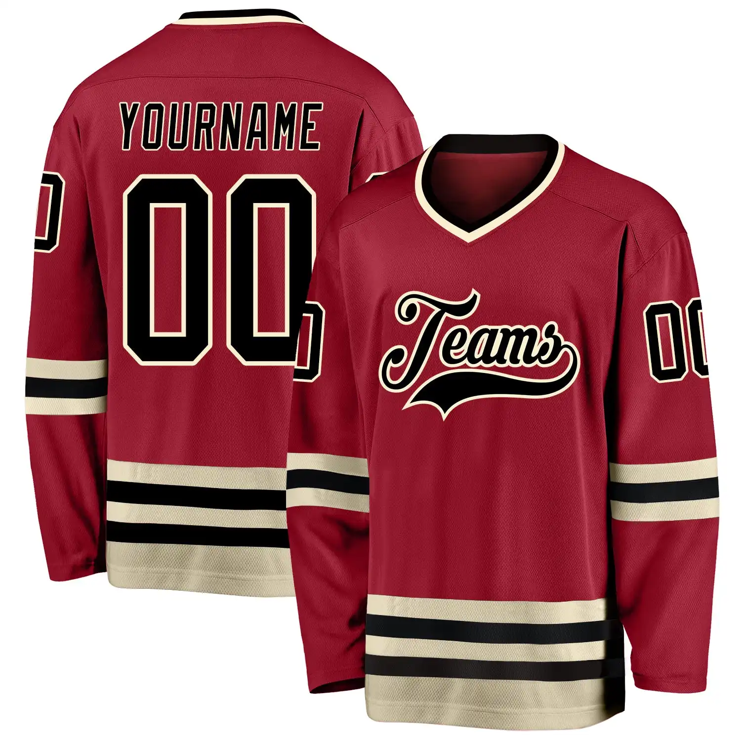 2024 nouveau Oem personnalisé attirail sergé brodé maillots de Hockey équipe Sublimation Hockey uniforme redressement rapide maillot Hockey