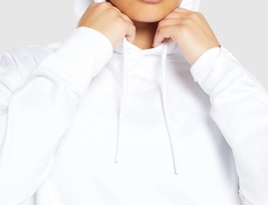 Sudadera con capucha clásica de otoño para Yoga 52/48, tejido hilado en anillo peinado, algodón/poliéster, forro polar para mujer, jersey con logotipo frontal transpirable - Product Image 4