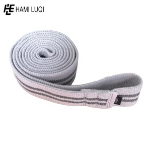 สายรัดข้อมือแบบยืดหยุ่นผ้าคอตตอนสำหรับออกกำลังกาย,สายรัดสะโพกไม่ลื่นสำหรับออกกำลังกายขาและการออกกำลังกาย - Product Image 5