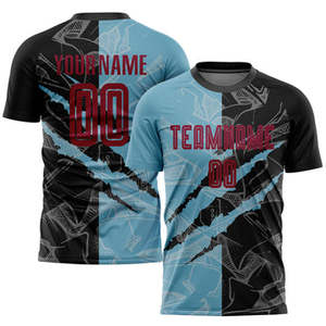 Uniformes de Fútbol de Alta Velocidad, 180 GSM, Poliéster Sublimado, Ligeros, Fabricante - Product Image 2