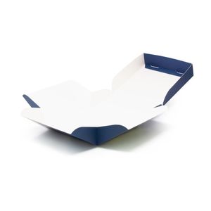Rigid <b>Gift</b> <b>Box</b> with Opening Bottom 14x14x9 Cm White Recycled Materials Embossed Customization - Product Image 3