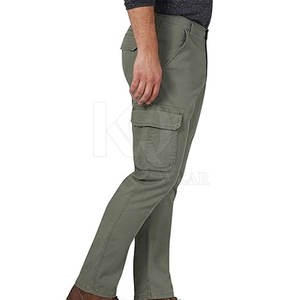 Pantalon cargo mi-long pour homme, 100% coton, style utilitaire moderne, coupe décontractée confortable pour la mode urbaine, les activités de plein air et le quotidien - Product Image 3