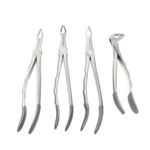 Ensemble de forceps d'extraction dentaire avec logo personnalisé, manuel, réutilisable, instrument dentaire de haute qualité - Product Image 1
