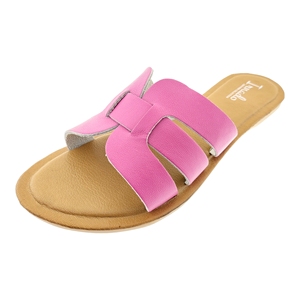 Women's High Quality Durable Leather Sandal Padded Golden Metal Chain Designer Sandal for Spring Fashionable Slip-On Style - Product Image 6