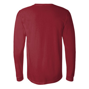 100% algodón Fitness camiseta negra Unisex personalizada Camiseta de manga larga para hombre - Product Image 6