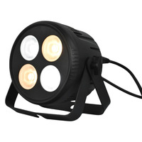 Mini projecteur LED COB 4*30W blanc chaud/blanc froid 2-en-1, 4 yeux COB 150W, corps en aluminium, effet wall wash, contrôle RDM