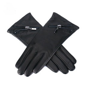 ถุงมือหนังแกะแท้สำหรับผู้หญิงสำหรับฤดูหนาว - Product Image 2