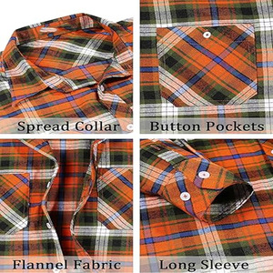 Chemise en flanelle pour homme, nouvelle mode, tissu durable, vente chaude, tendance, prix raisonnable, chemise en flanelle pour homme de haute qualité - Product Image 6