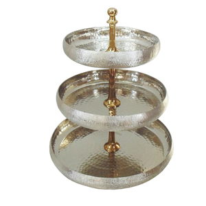 Royal Look Tabletop Decoration Folding <b>Cake</b> <b>Server</b> <b>Cake</b> Stand 3 Tier Folding Cup <b>Cake</b> Stand Customized Shape - Product Image 6
