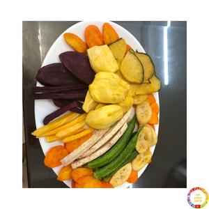 Mezcla de frutas secas VF fritas al vacío procesadas a partir de rodajas crujientes de cosecha tropical natural, ideal para aperitivos de fiesta a granel de Vietnam - Product Image 2