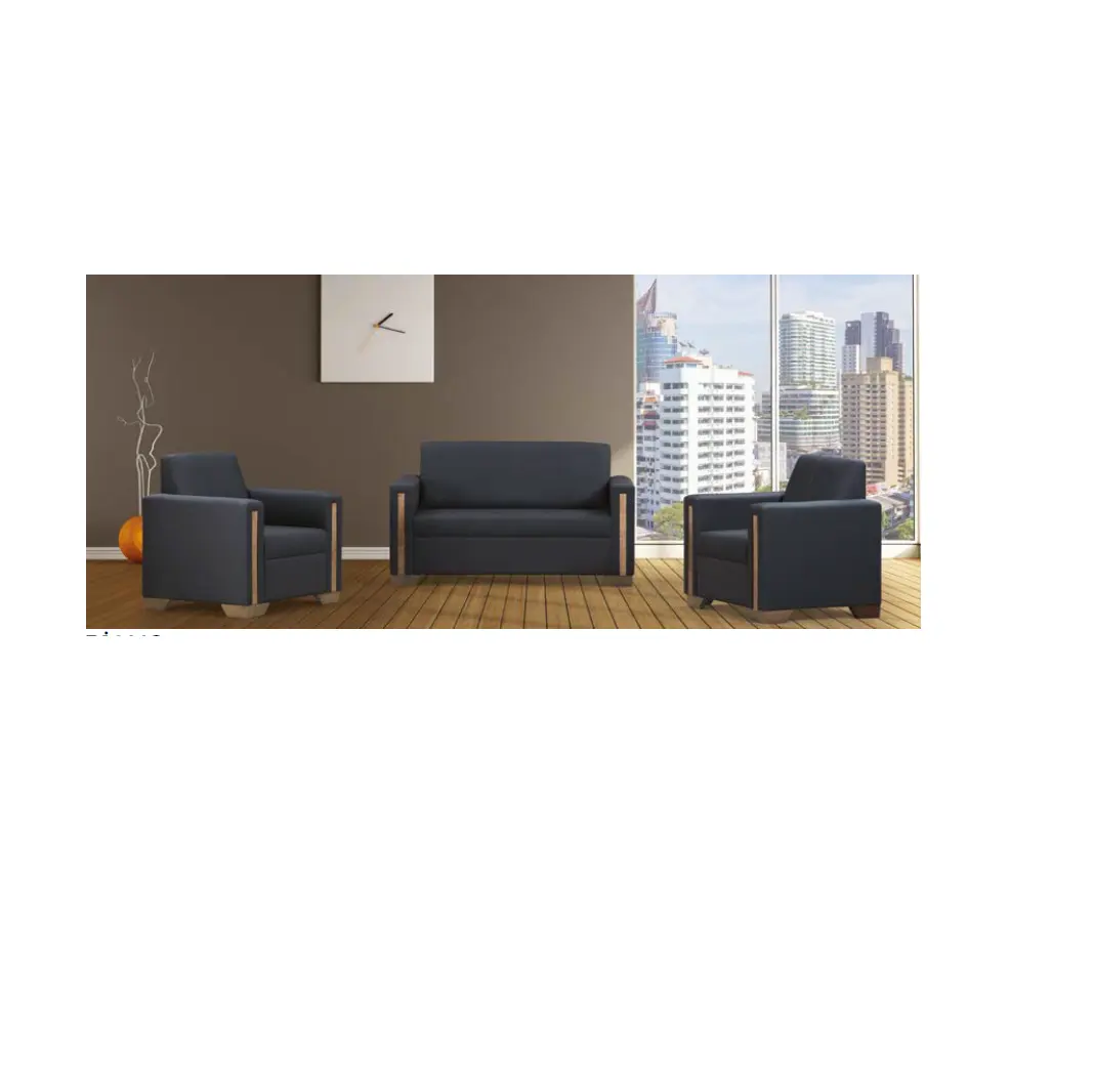 Nirvana top seller cheap Office sofa Minimalist style office furniture waiting room 1+2+3 leather sofa set made in turkey