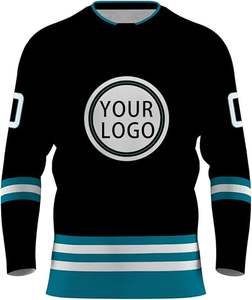 Le plus populaire concevez votre propre logo uniforme de hockey sur glace grande taille pour adulte - Product Image 2