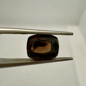 Corte de cojín suelto de circón marrón Natural de alta calidad 8,1x6,1x3,8mm 2.30cts pendientes que hacen productos de importación - Product Image 5