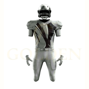 Nouveauté 2025, uniforme de football américain pour adultes de qualité supérieure, personnalisable, à la vente, 100% polyester, séchage rapide - Product Image 5