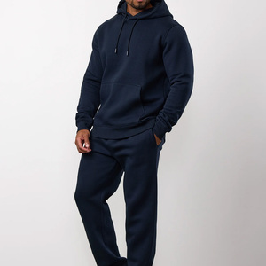 Survêtement pour homme personnalisé avec logo brodé, ensemble athlétique deux pièces pour la distribution en gros - Product Image 5