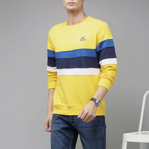 Nueva moda de los hombres patrón sólido pulóver sudaderas logotipo personalizado grueso liso teñido sudaderas con capucha para el invierno venta en línea - Product Image 3