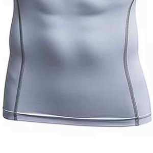 เสื้อยืดออกกำลังกาย OEM สำหรับผู้ชาย เสื้อแรชการ์ดสำหรับเล่นบราซิลเลียนยิวยิตสู เสื้อแรชการ์ดพิมพ์ลายแบบซับลิเมชั่นสำหรับผู้ชาย เสื้อแรชการ์ดสำหรับเล่น MMA - Product Image 5