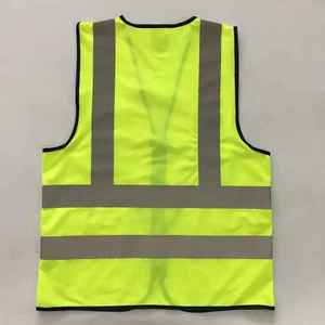 Gilet réfléchissant jaune haute visibilité personnalisé 2025 vêtements de travail de bande de Construction de sécurité pour hommes et femmes - Product Image 2