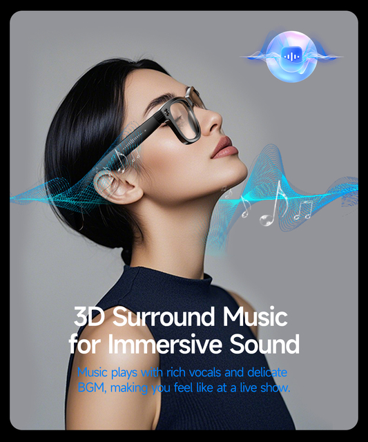 Wholesale 8MP AI Smart Glasses Camera Photo Recognition Translation Calling OEM ODM CE FCC