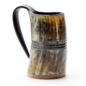 แก้วมักใส่กาแฟลายดอกไม้จากผู้ผลิตอินเดียสำหรับใช้ในบ้านแก้วเบียร์ไวกิ้งลายธรรมชาติยุคกลาง - Product Image 2