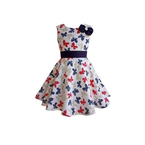 ชุดเดรสเจ้าหญิงแขนกุดสำหรับเด็กผู้หญิง,ชุดกระโปรงถักลายดอกไม้สวมใส่สบายๆแบบทางการสำหรับใส่ไปงานปาร์ตี้ - Product Image 5