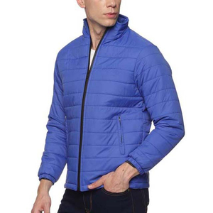 Veste matelassée respirante et douce avec fermeture éclair personnalisée, impression de lettres sur le devant, tissu en toile lavé et teint, vente chaude - Product Image 3