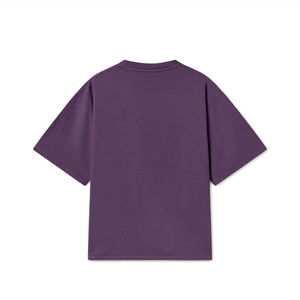 เสื้อยืดผ้าฝ้ายไหล่ตกสไตล์บ็อกซี่ใส่ได้ทั้งชายและหญิงแบบลำลอง - Product Image 2