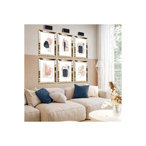 ชุดภาพวาด MDF 6ชิ้นดีไซน์พิเศษสำหรับการจับแพะชนแกะภาพวาดแนวแอบสแตรกต์พร้อมโปสเตอร์ไร้ขอบลูกแก้ว - Product Image 2