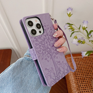 Funda de Cuero con Diseño de Árbol de la Vida para Teléfono Samsung S24 S23 Ultra, con Clip para Tarjetas, Fundas de Lujo para Celular 15 <span class=keywords><strong>Pro</strong></span> <span class=keywords><strong>Max</strong></span> 14 Plus <span class=keywords><strong>13</strong></span> <span class=keywords><strong>Pro</strong></span> - Product Image 2