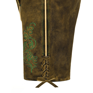 Lederhosen bavaroises, allemandes et autrichiennes vintage brodées, mi-longues, anti-plis, séchage rapide, couleur unie, effet vieilli, pour hommes, décontractées, service OEM - Product Image 5