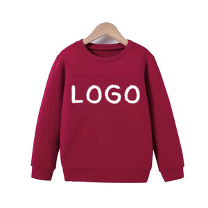 Winter Thick Baby Crew Neck Fleece Sweatshirt <b>Children's</b> Top Trendy Wholesale Low Price Customizable - Product Image 5
