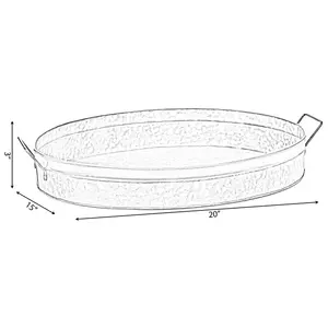 Bandeja de metal hecha a mano - Product Image 6