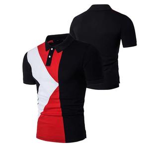 Polos décontractés pour hommes de haute qualité imprimés sur mesure vêtements de sport unis à manches courtes à séchage rapide avec des couleurs de tissu vierge bon marché - Product Image 6