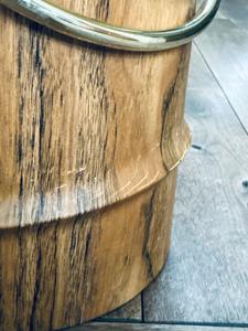 Moderno Cubo de Hielo de Madera para Exhibición, Hospitalidad y Regalos, Diseño Elegante para Mesa, para Eventos de Bar en Casa y Decoración Premium - Product Image 2