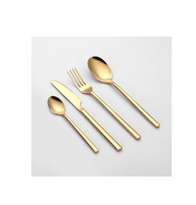 Most Quality Gold Plating Flatware Cutlery Set Home Kitchenware <b>Table</b> Ware Collection Hot Selling Cutlery Set Top Quality - Product Image 5