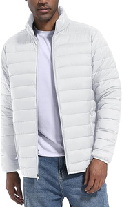 Vente en gros Veste matelassée d'hiver décontractée pour hommes de créateur Taille XS avec logo bulle de duvet personnalisé Approvisionnement ODM brillant à la mode - Product Image 2