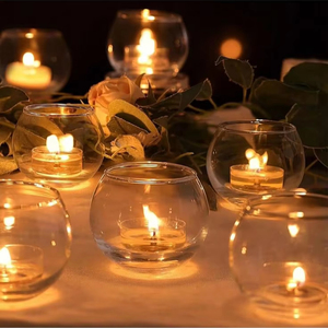 Floryn decor Glass <b>Tealight</b> Holder Set - Product Image 1
